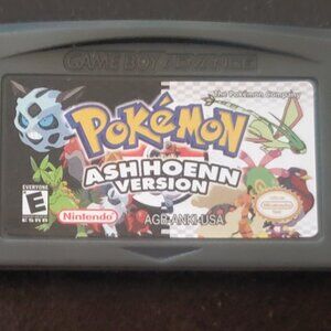 Pokemon Ash Hoenn GBA ROM Hack Video Game